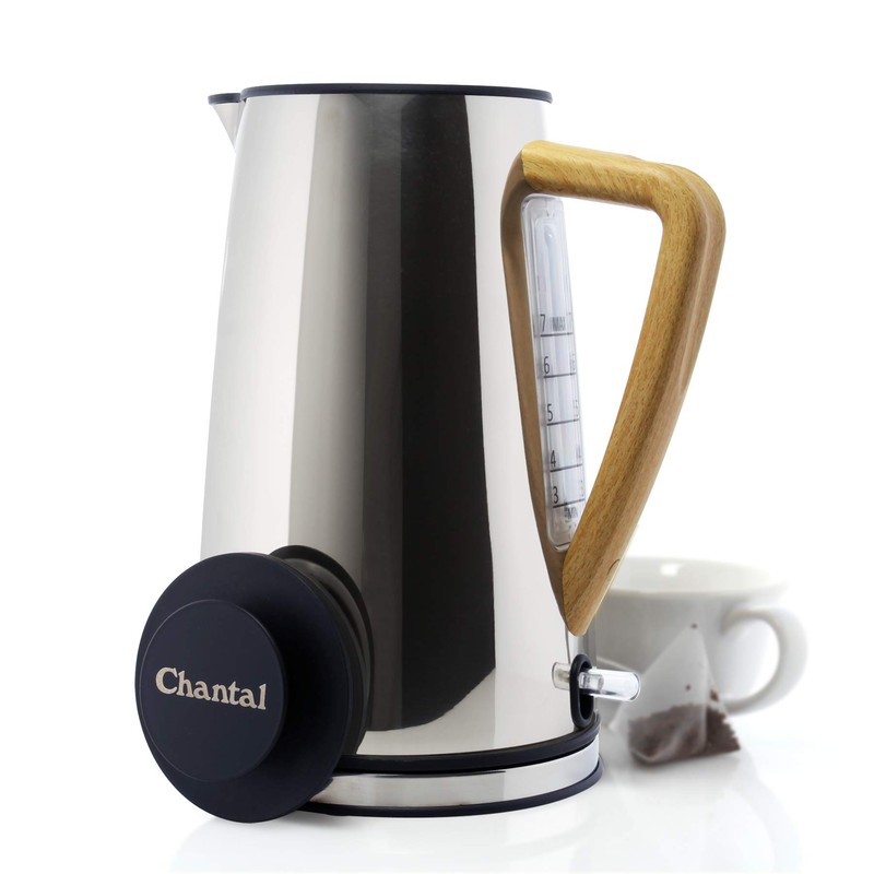 Chantal Oslo Cordless Electric Kettle (Silver Polished)