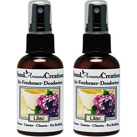 Set of 2 - Concentrated Spray For Room/Linen/Room Deodorizer/Air Freshener - Scent - Lilac- This sweet floral smells like true lilacs in full bloom. 2 fl. oz.