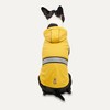 Reflective Hooded Raincoat for Dogs (Yellow, 2XS)
