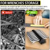 Kisbeibi Tool Holder for 23 Spanners, Tools Magnetic Wrench Holder,