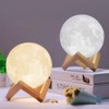 Mayround 3D Full Moon Lamp, 15cm/5.9 Inch LED Lunar Moon