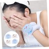Baluue 4pcs Water Absorption Wristband for Face Washing Comfortable Makeup