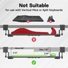 BONTEC KMT01-PJ Under Desk Keyboard Tray, Pull-Out Keyboard & Mouse