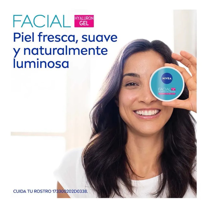 Gel Facial Nivea Cuidado Facial Con Ácido Hialurónico 100ml