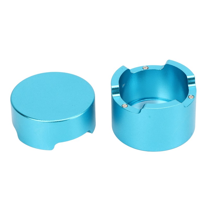 Billiard Chalk Case Round Aluminum Alloy Pool Cue Chalk Box