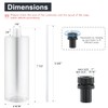 Updated Soap Dispenser Bottle for Kitchen Sink Bottle Replacement （500ML/17oz）