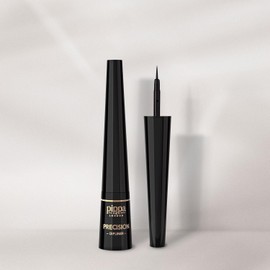 Delineador de Ojos Líquido Negro Precision Carbon Black de Pippa of London - Lápiz delineador de ojos líquido vegano de fácil aplicación