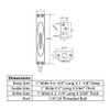 Cal Royal ULFB63410B Extension Flush Bolt, Oil Rubbed Bronze