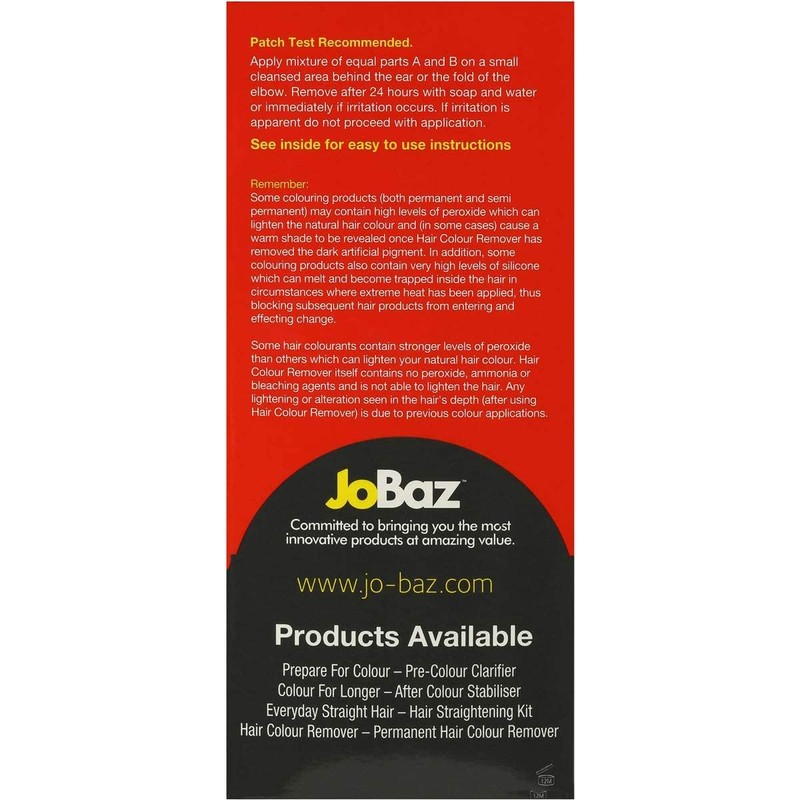 JoBaz Hair Colour Remover Extra Strength Removes Darker Shades &