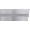 MARSHALLTOWN Cut-Back Notched Trowels, Right-Handed Square 6mm X-Notch, 6mm Z-Notch,