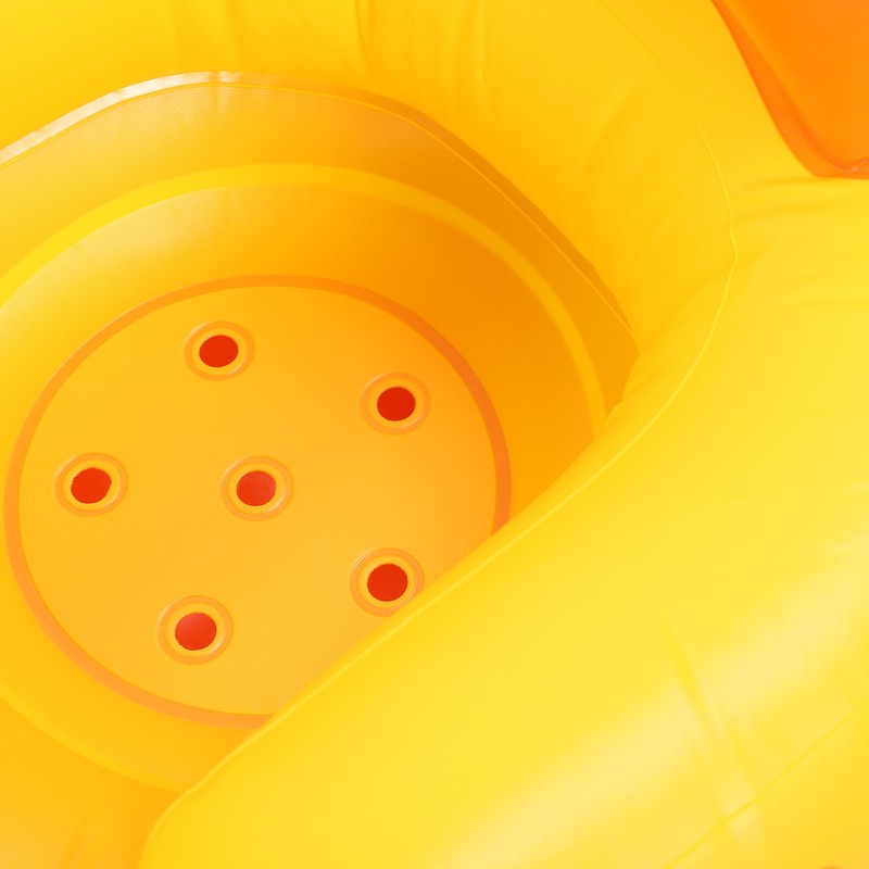 Inflatable Toddler Chair Cartoon Animal Skin Friendly PVC Soft High