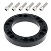 DriSentri 0.5" Steering Wheel Hub Adapter Conversion Spacer, Black Aluminium