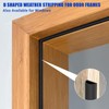 Weather Stripping Door Seal Self Adhesive Door Weather Strip Silicone