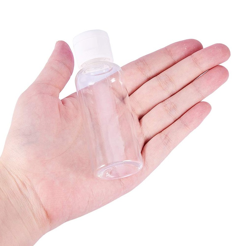 BENECREAT 24 Pcs 1.7 fl oz (50 ml) Small Bottles,
