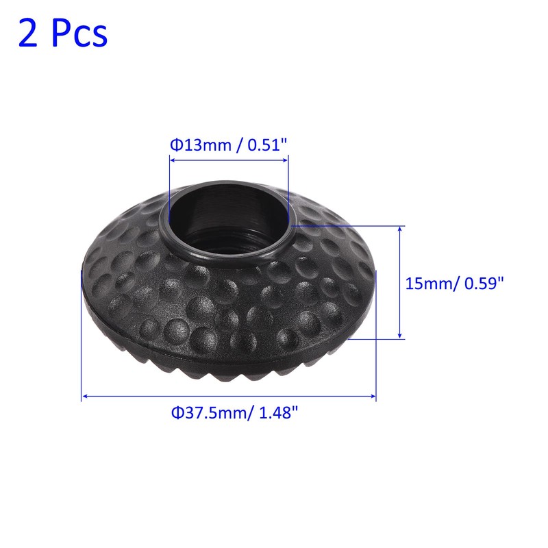 M METERXITY 2 Pack Trekking Poles Mud Baskets - Round
