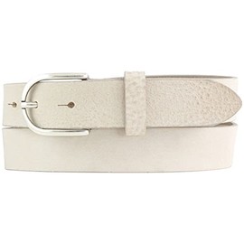 BELTINGER Women's Belt Made of Soft Full Cowhide Leather Vintage Look 3 cm Leather Belt for Women 30 mm Narrow Belt Used Look, Mist, Antique Silver