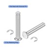 QUARKZMAN 10Set M5x30mm Perno Posizionamento Cilindrico Elastico Albero Acciaio Inossidabile