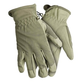 SCENTBLOCKER Stretch Shooting Glove with Leather Palm and Durable Stretch Shell (Foliage Green, Small)