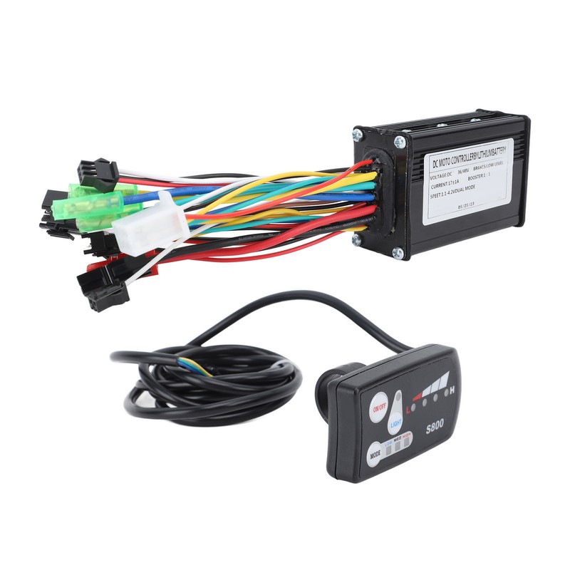 Electric Bike Controller Kit 17A 3 Modes Speed Controller 22.2mm