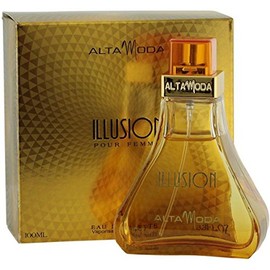 Illusion for Women EDT - Eau De Toilette 100ML (3.4 oz) | Arabian Perfumery | Vibrant Fragrance with Peach, Lily, Lily of the Valley and Vanilla | Everyday Essential | by Alta Moda Perfumes