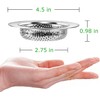 VIP Home Essentials Stainless Steel Sink Strainer Set- 5 Pieces,