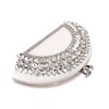 Rhinestone Clutch Evening Purses for Women Fan-shaped Crystal Diamond Wedding