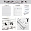 DEZ FURNISHINGS 2" Cordless Flat Slat Venetian Blind, 23" W
