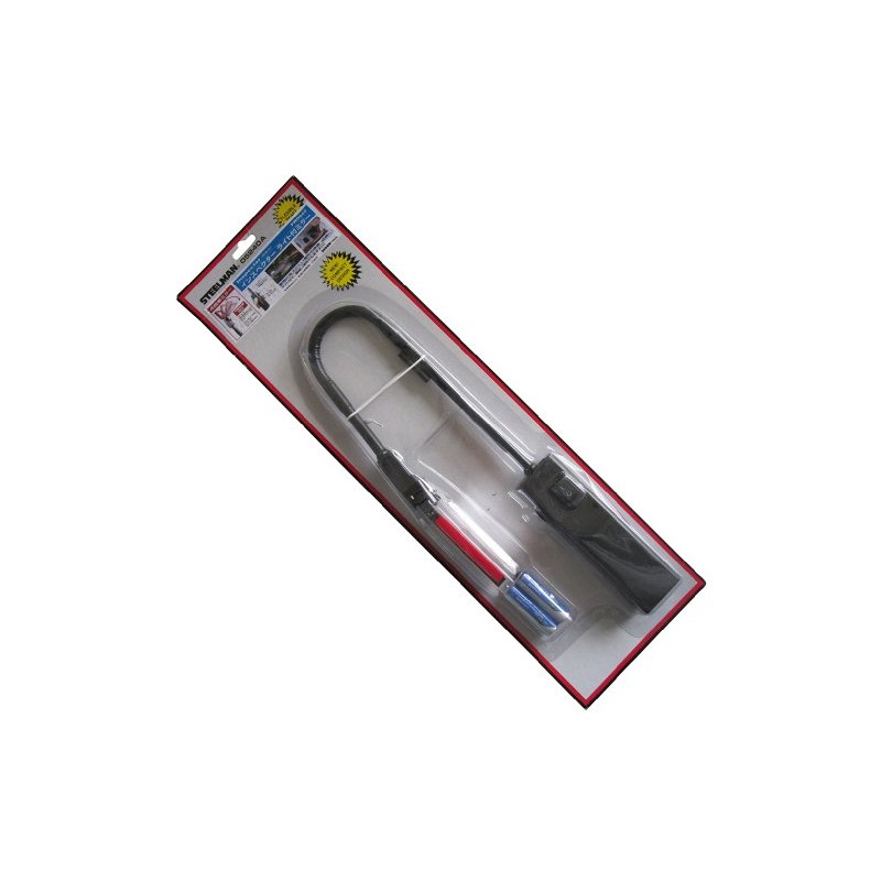 Steelman 24-inch Lighted Inspection Mirror Tool, Flexible Shaft with Thumb