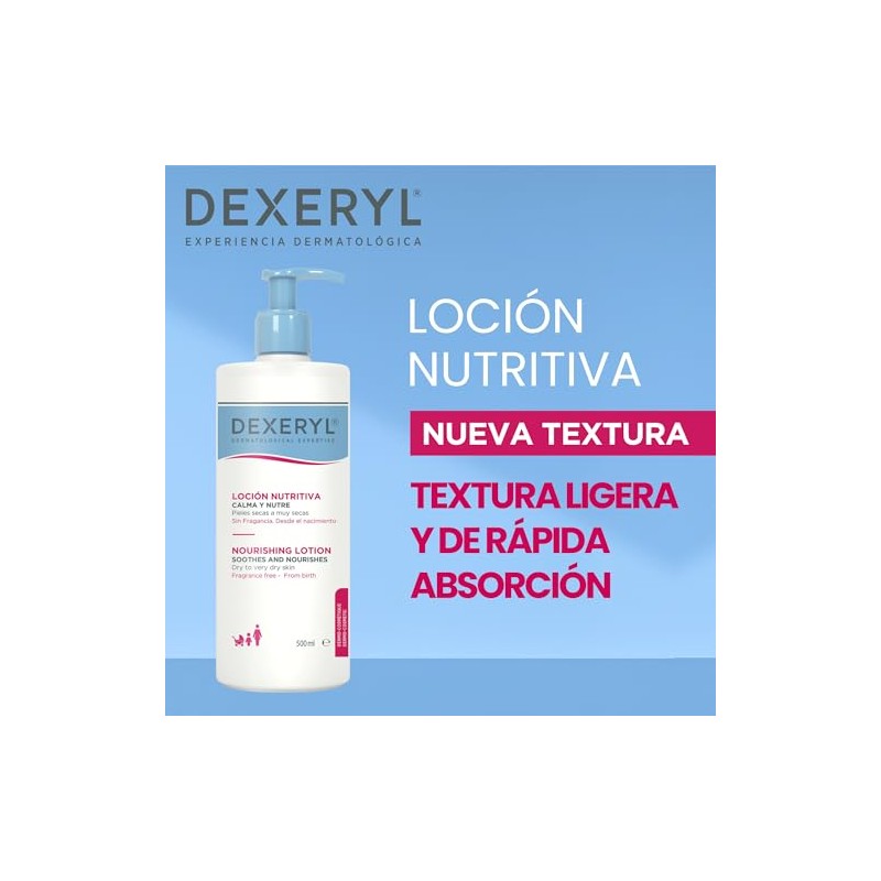 Dexeryl Loción Hidratante Nutritiva Piel Seca y Muy Seca Nutre