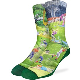 Good Luck Sock Men's Crazy Golf Socks, Adult, Shoe Size 8-13