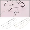 VGOL 2PCS Sunglass Chain Fashion Crystal Shell Eyeglass Chain Non-Slip