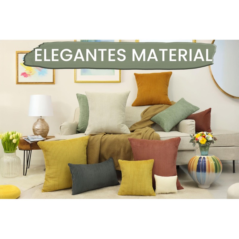 Amilian Set of 2 cushion covers, 50 x 50 cm,