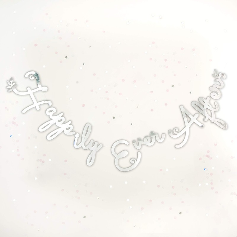 Wedding Decoration - Happily Ever After Stitched Garland - 1.5