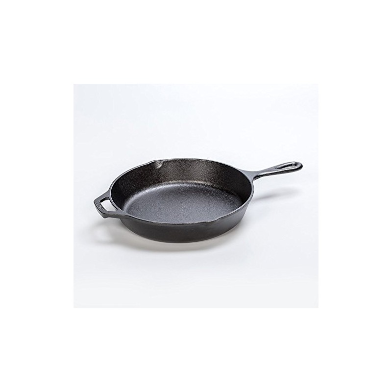 Lodge Lehman's Exclusive Logo Pre Seasoned Cast Iron Cooking Skillet