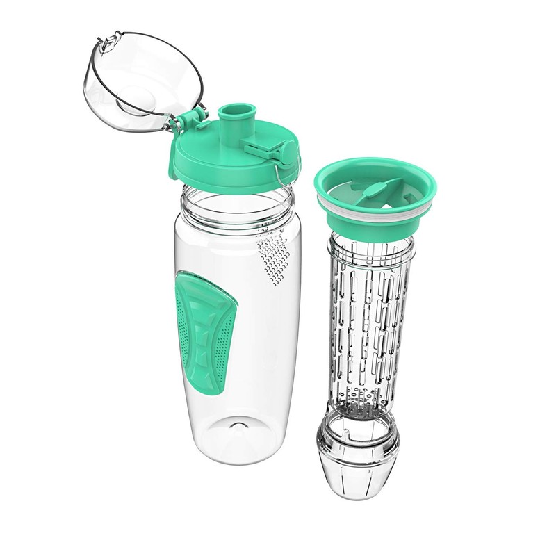 willceal Fruit Infuser Water Bottle 32oz Durable with Removable Ice