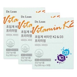 Dr.Lin Dr.Lin Supercritical Vitamin K2 D3 Premium 300mg x30 tablets 3 sj / 닥터린 닥터린 초임계 비타민 K2 D3 프리미엄 300mg x30정 3개 sj