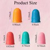 Rubber Finger Tips Guard, 30 Pieces in 10 Colors