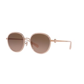 Coach HC7129 Sunglasses, Milky Pink/Brown Pink Gradient, 54 mm