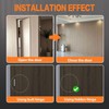MENGSHI Hidden Door Hinges Ultra-Thin Invisible Hinge for Secret Door