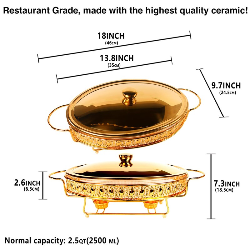 jinsongdafa Casserole Dish 13" x 9" Glass Baking Dish with