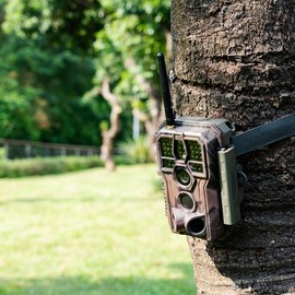 GardePro E8 WiFi Trail Camera, 32MP 1296p Game Cameras with 100ft Night Vision, Fast 0.1s Motion Activated, Waterproof