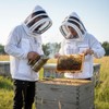 Bee Proof Beekeeping Jacket with Veil 3-Layer Ultra Ventilated Veil