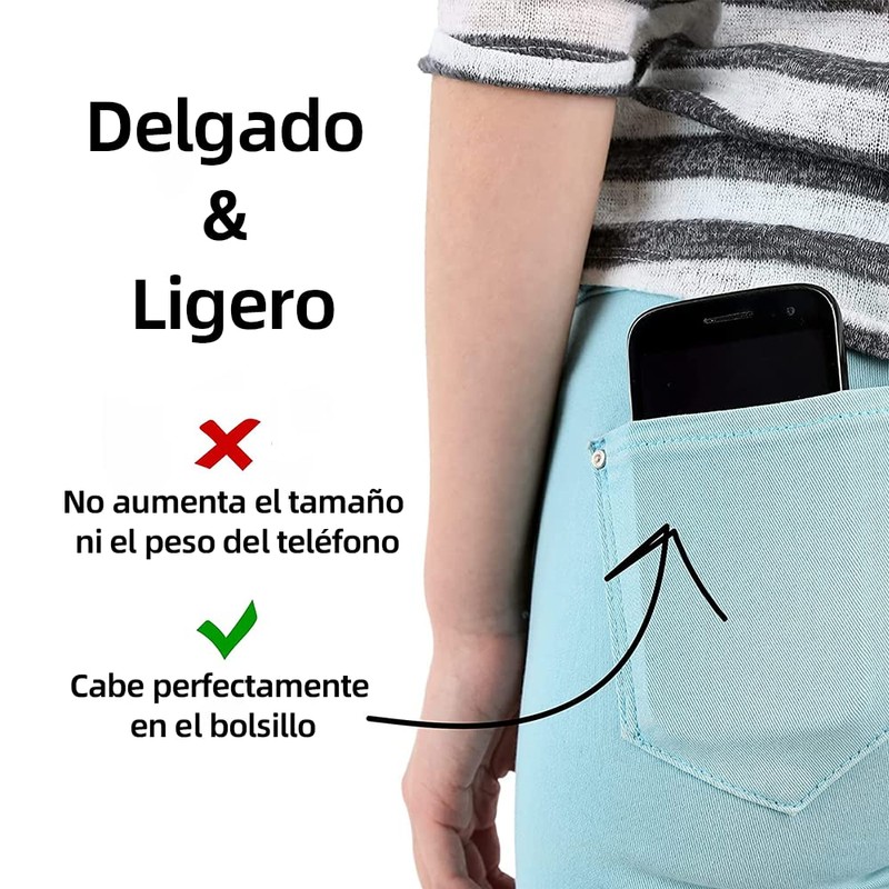 2RIYADH Agarre para Celular, Correa de Silicona para Teléfono, Material