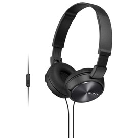 Sony MDR-ZX310 Audífonos de Diadema Plegables con micrófono, Negro