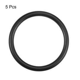sourcing map Nitrile Rubber O-Rings 47mm OD 39mm ID 4mm Width, Metric Nitrile Rubber Sealing Gasket for Automotive Machine Plumbing, Pack of 5