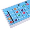 Colour Coded Bass Guitar Fretboard Music Chart Wide for Any