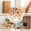 200-Piece Hardwood Mushroom Caps - 5/16 Inch Wooden Button Plugs