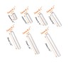 Socell 80 Pieces Dowel Pin Stainless Steel Shelf Support Pin