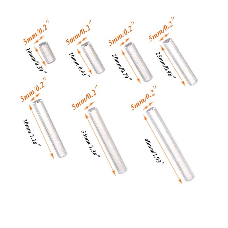 Socell 80 Pieces Dowel Pin Stainless Steel Shelf Support Pin