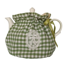 KABAKE YMCHT05 Tea Pot Cozies, Cotton Vintage Floral Teapot Dust Cover Tea Cosy, Kitchen Home Decorative Tea Pots Cozy with Insulation Pad for Housewife, Friend, Mom (Color #22)
